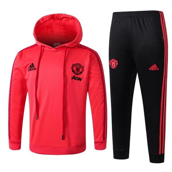 Survetement Football Enfant Manchester United 2018-19 Rouge